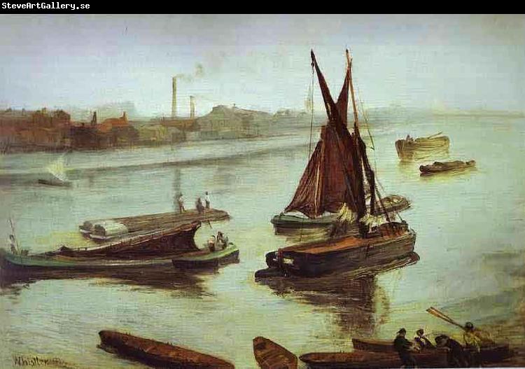 James Abbott Mcneill Whistler Old Battersea Beach